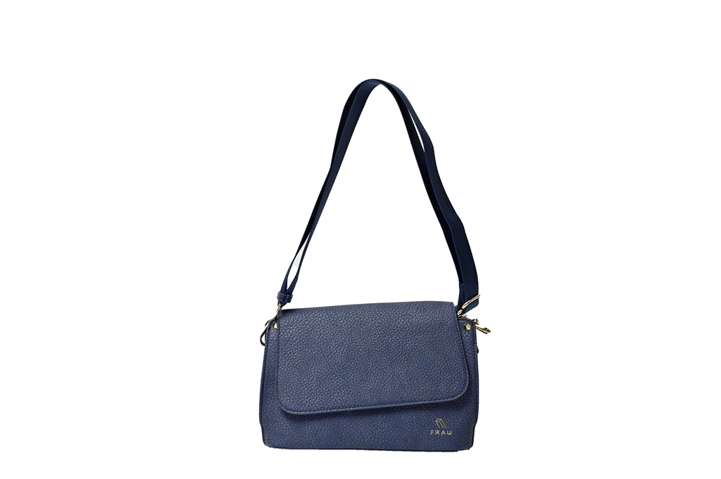 borsa con tracolla blu